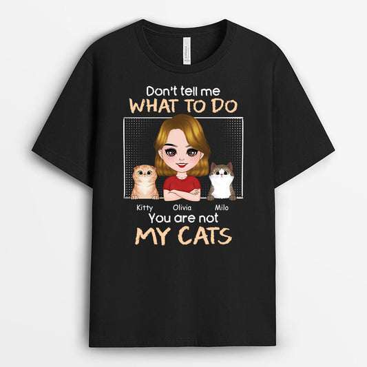 1981AUS1 personalized youre not my cats t shirt