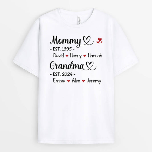 1985AUS1 personalized best mommy ever t shirt