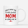 2000MUS6 personalized best mom looks like mug
