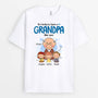 2001AUS1 personalized its lucky to have a grandpa like you t shirt