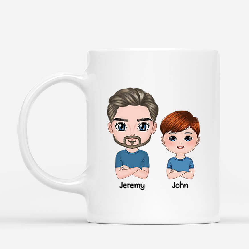 2008MUS3 personalized like father like daughter mug