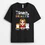 2010AUS1 personalized the snack dealer  cats t shirt