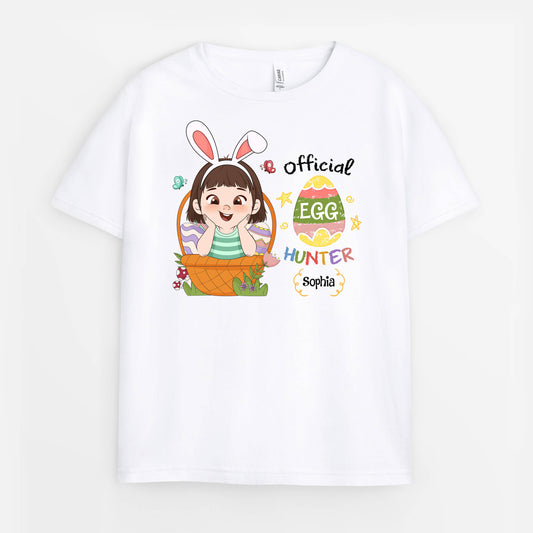 2033AUS1 personalised official egg hunter kid t shirt_ce5e15eb 530c 4736 9af2 72e8aac4bf21