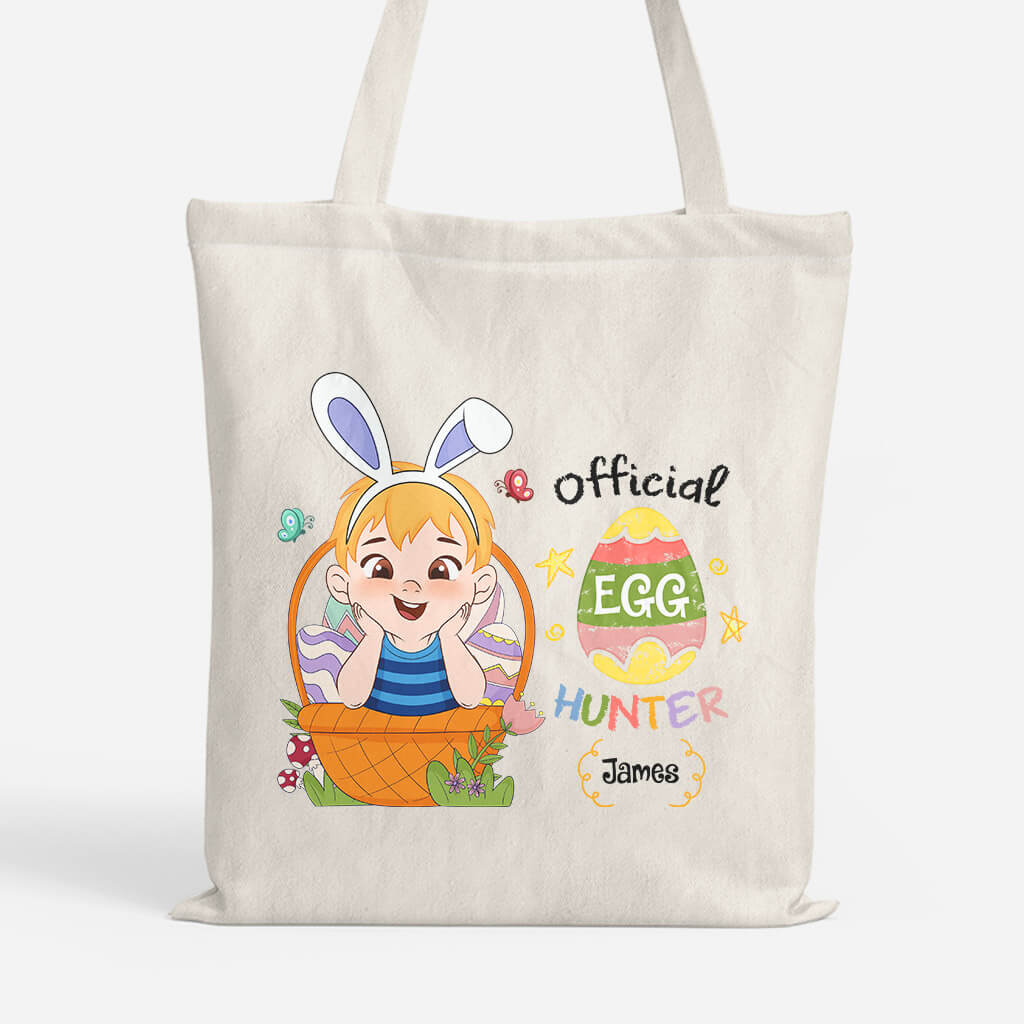 2033BUS1 personalized official egg hunter tote bag
