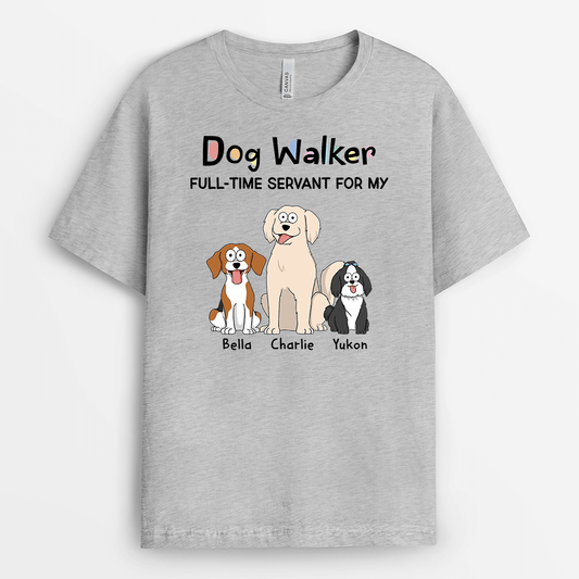 2048AUS2 personalized dog walker t shirt