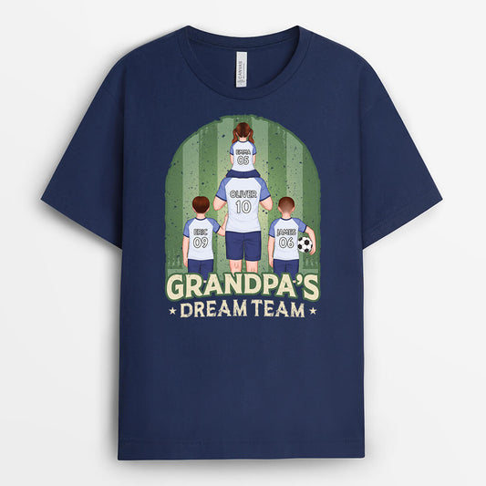 2060AUS2 personalized daddys dream team t shirt