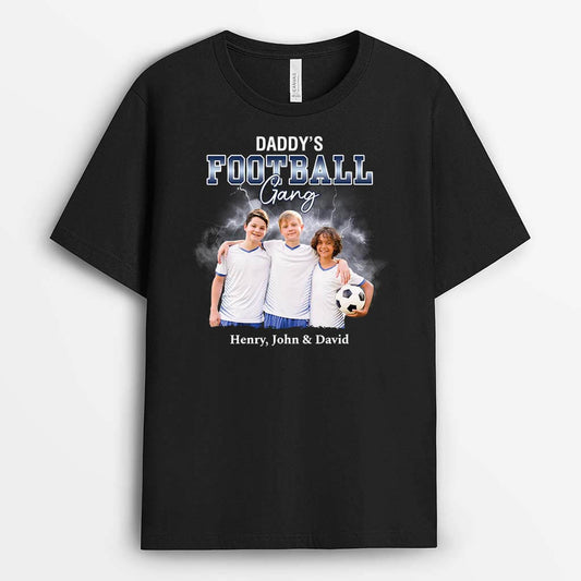 2073AUS1 personalized grandpas football gang t shirt