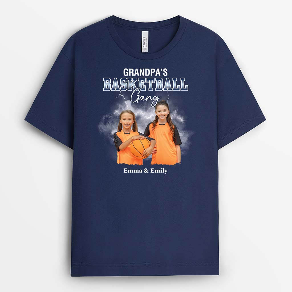 2073AUS2 personalized grandpas football gang t shirt