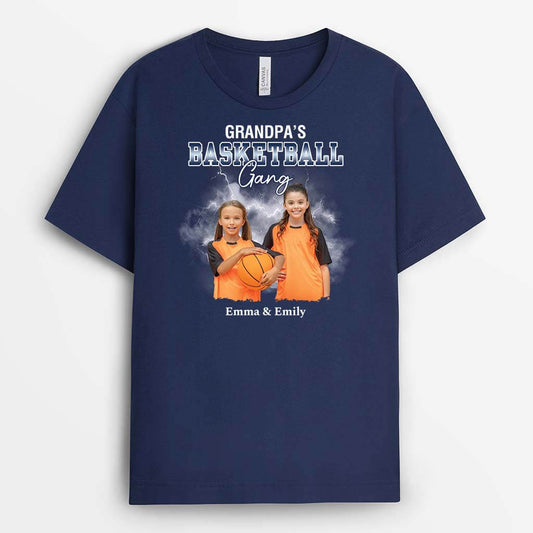 2073AUS2 personalized grandpas football gang t shirt