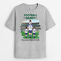 2076AUS2 personalized football dad t shirt