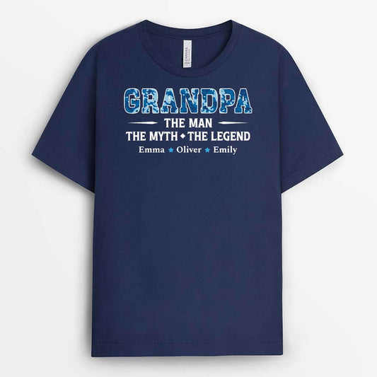 2091AUS2 personalized the man the myth the legend t shirt
