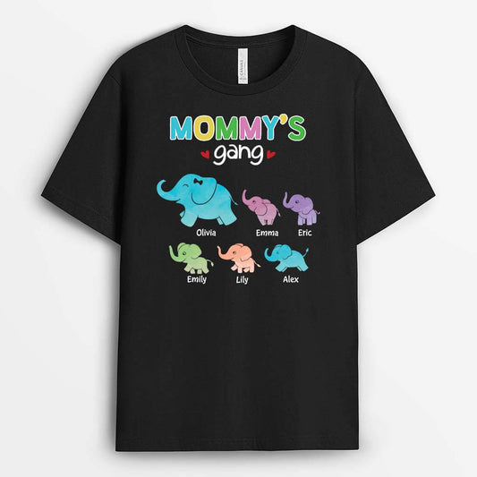 2109AUS1 personalized mommy grandmas gang t shirt