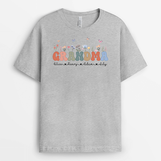2115AUS2 personalized mamas garden t shirt