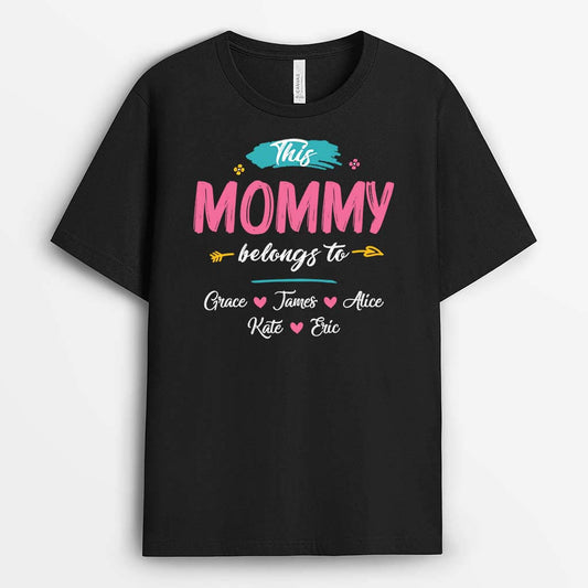 2130AUS1 personalized this mommy grandma belongs to t shirt