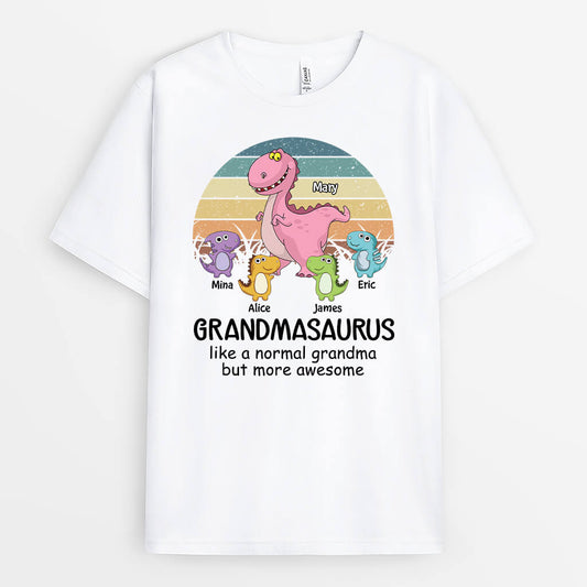 2131AUS1 personalized mommysaurus t shirt