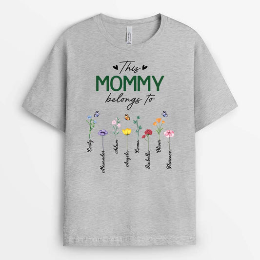 2132AUS2 personalized this mommy grandma belongs to t shirt