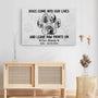 2138CUS3 personalized dogs cats come into our lives and leave paw prints on our hearts canvas