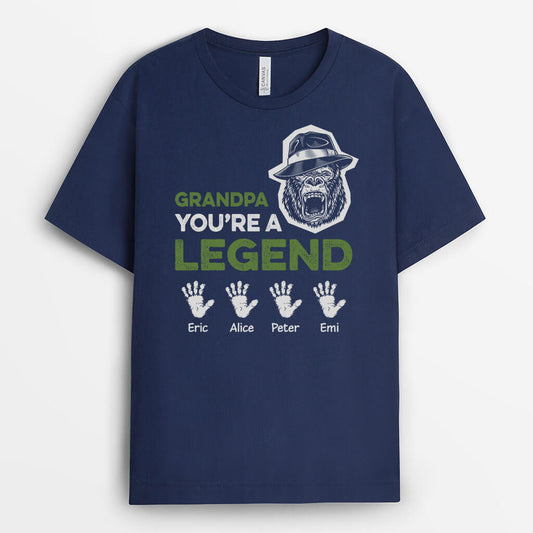 2143AUS2 personalized dad youre a legend t shirt