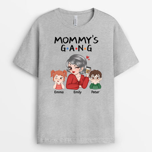 2153AUS2 personalized mommy grandmas gang t shirt