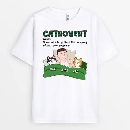 2157AUS1 Personalized Catrovert T shirt