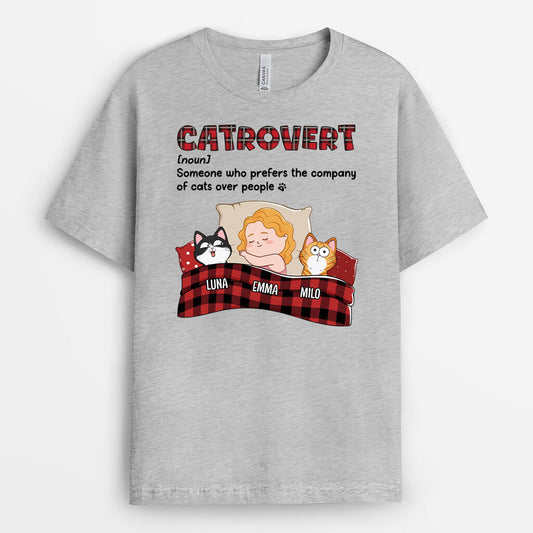 2157AUS2 Personalized Catrovert T shirt