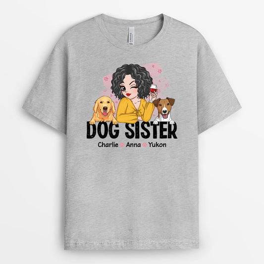 2166AUS2 personalized dog mom t shirt
