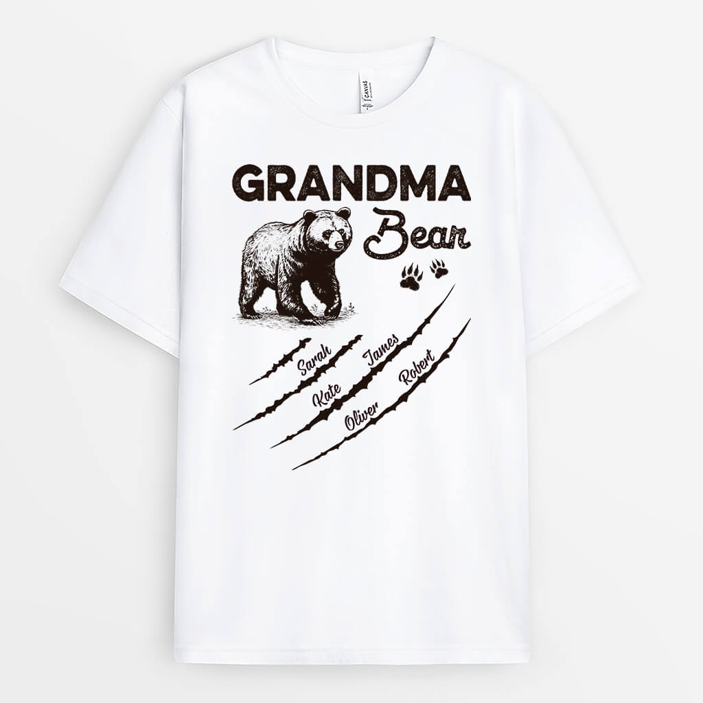 2171AUS1 personalized mama bear t shirt