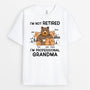 2177AUS1 personalized im not retired im professional grandpa t shirt