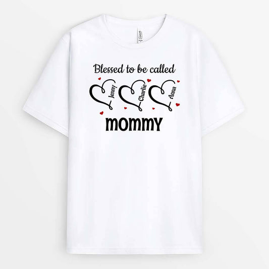 2180AUS2 personalized blessed to be called grandma t shirt