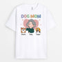 2211AUS1 personalized cute dog mom t shirt