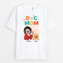 2696AUS1 cool dog mom  customised t shirt for dog lovers