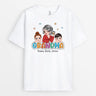 2774AUS1 grandma and cute kids  personalized t shirt