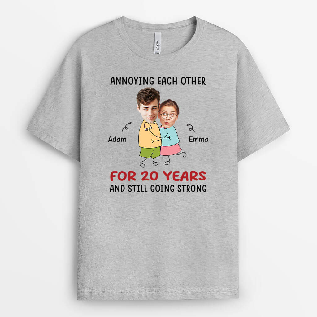 2806AUS2 annoying each other  custom t shirt printing for couple