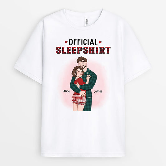 3162AUS1 love official sleepshirt  personalized gifts for couple