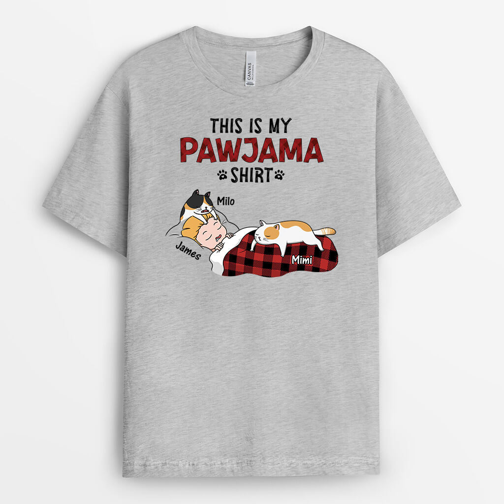 3303AUS2 this is my pawjama shirt  personalized gifts for cat dad