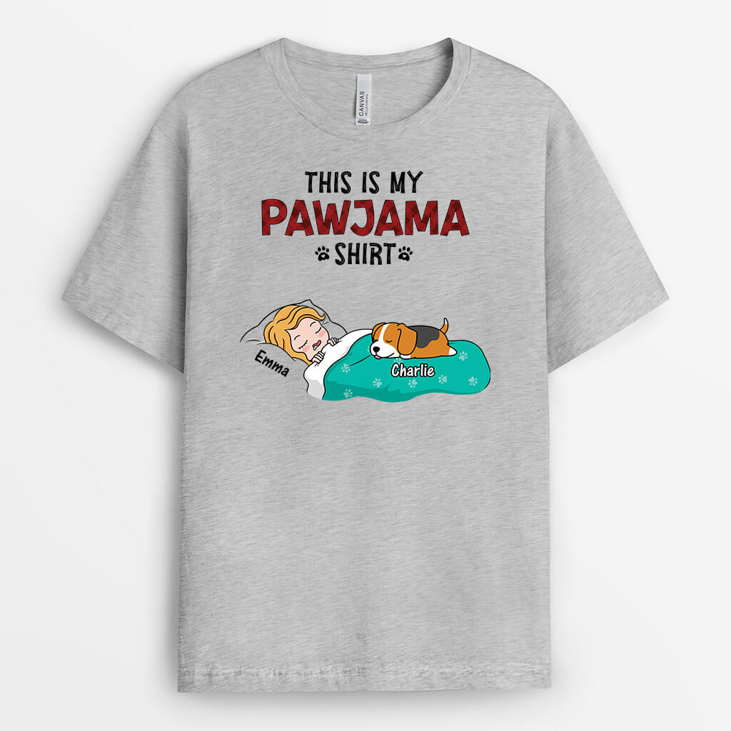 3303AUS2 this is my pawjama shirt  personalized gifts for dog dad