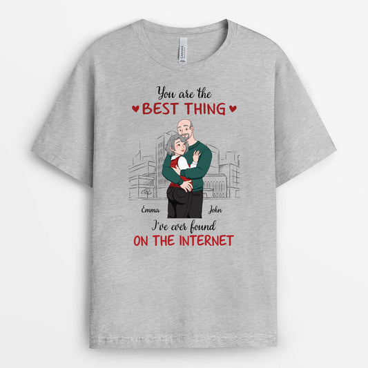 3332AUS2 personalized you are the best thing t shirt  personalized gift ideas for couple