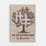 3459CUS1 the love between family tree canvas  personalized gifts for family