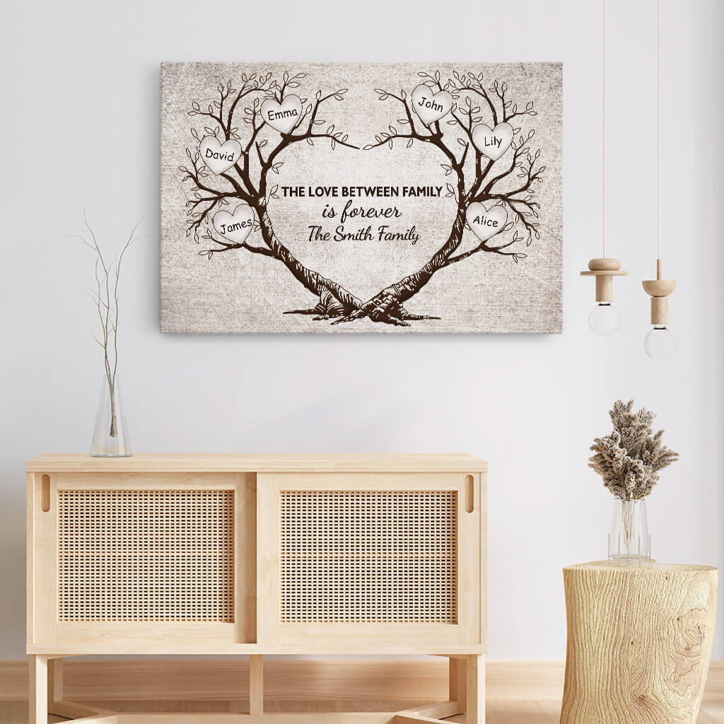 3501CUS3 family is love thats all that matter canvas  personalized gifts for family