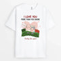 3672AUS2 i love you more than you snore lucky for you personalized t shirt for couple_1