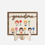 3769QUS6 grandma mommy flowers wooden plaque  customized grandma gifts 3769Q5I0A