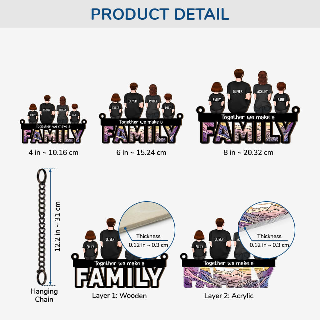 3785UUS3 together we make a family suncatcher  personalized family presents 3785U6H5I_42b28742 c577 465c 99f7 338fa880fdb8