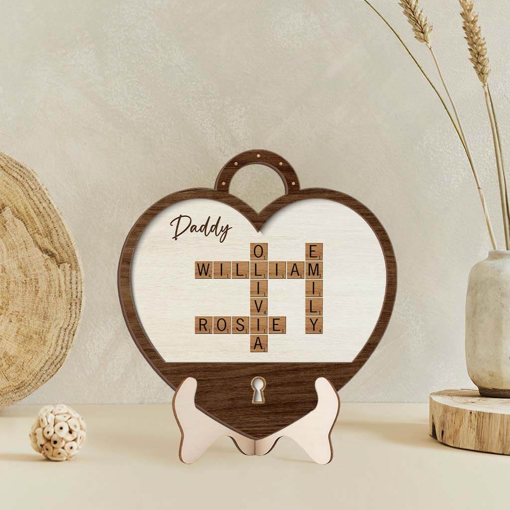 3790QUS2 grandma mom crossword wooden heart shaped plaque  personalized gifts for grandma mom_e05b3af0 358c 4665 9382 8df865dbbf38