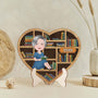 3794QUS2 a girl who loves reading heart shaped bookshelf wooden plaque  personalized gifts for book lovers 3794Q5L8A_2