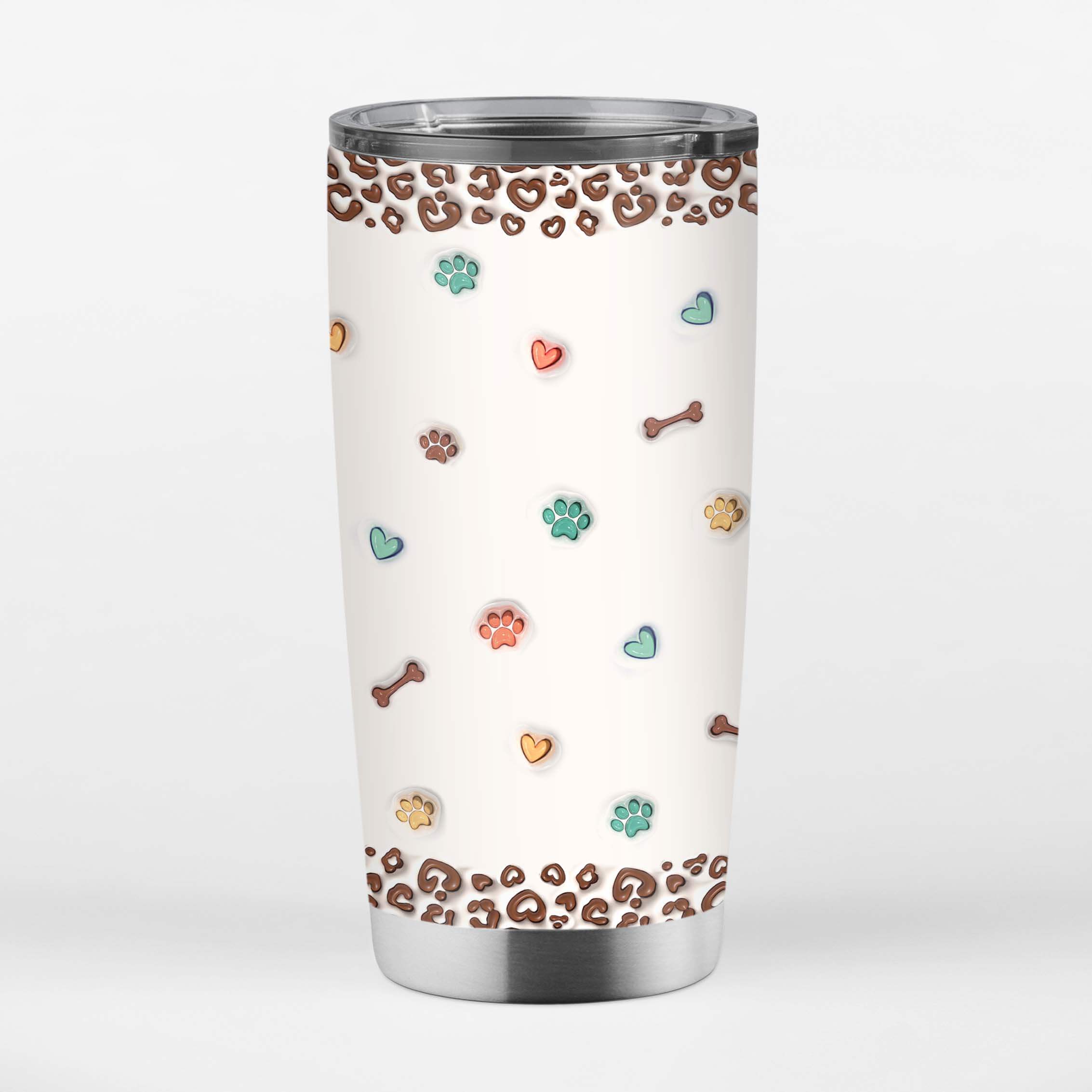 3826TUS2 personalized dog mom gifts  3d custom 20oz tumblers 3826T3E8C