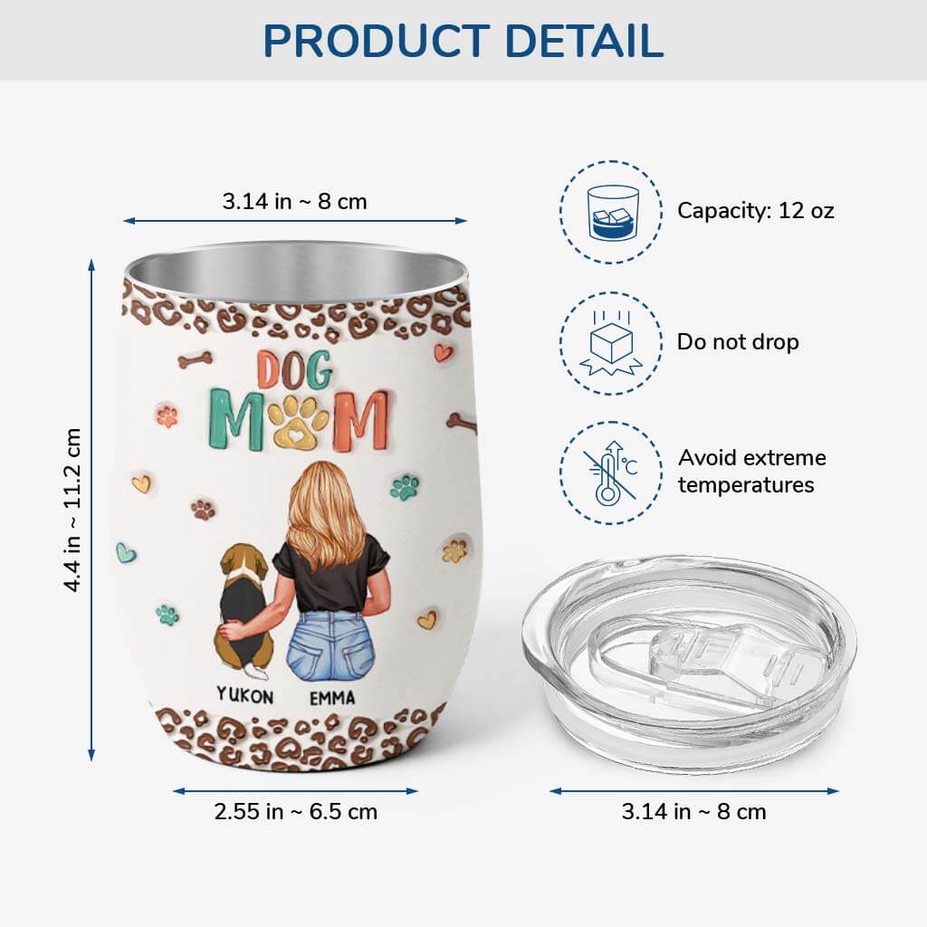 3826TUS3 personalized gifts for dog moms_ custom 3d wine tumbler 3826T3E8C