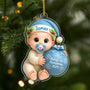 5984OUS1 3d printing effect babys 1st christmas gifts custom acrylic ornaments 5984OKTQK