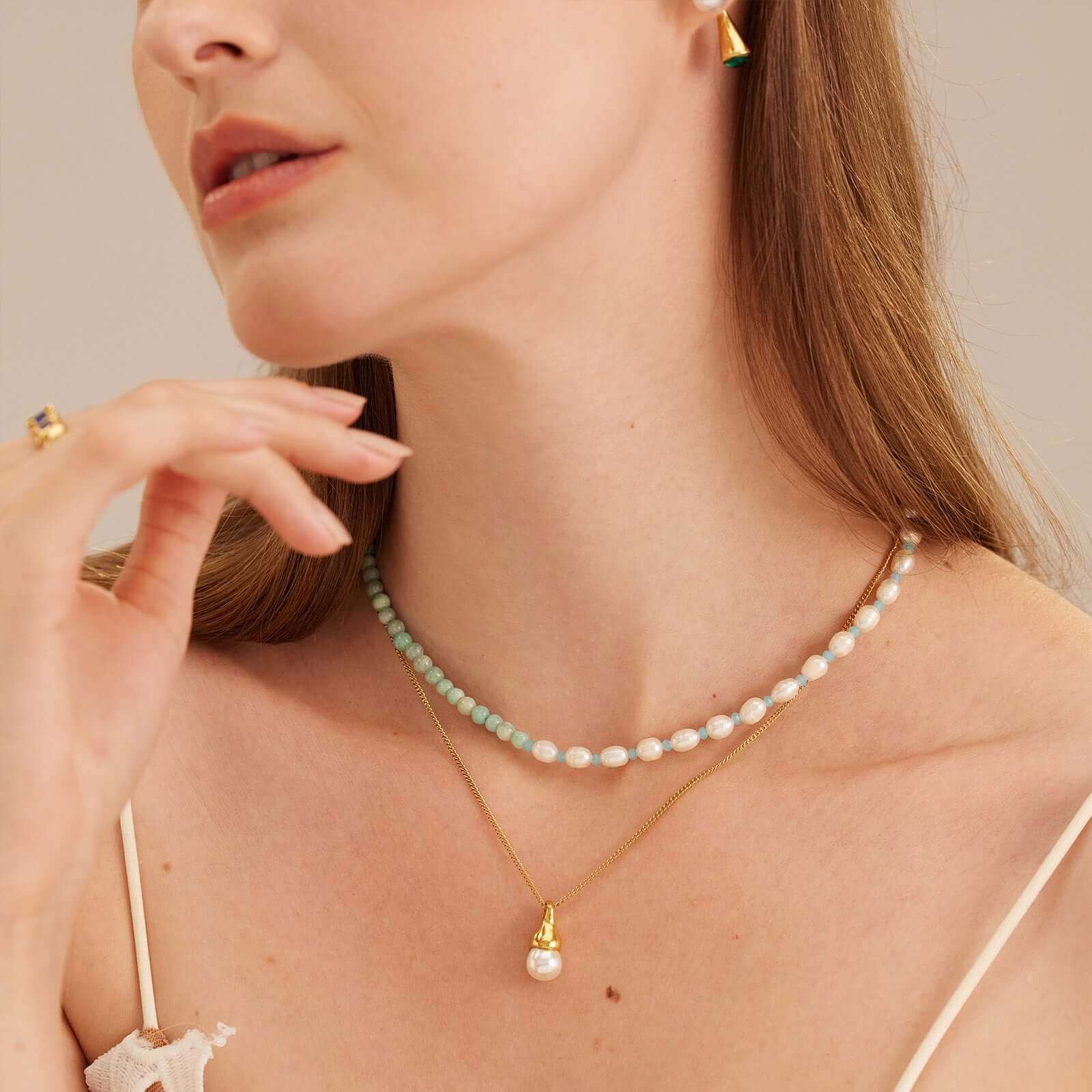 Necklaces as Golden 50th Birthday Sister Gift Ideas