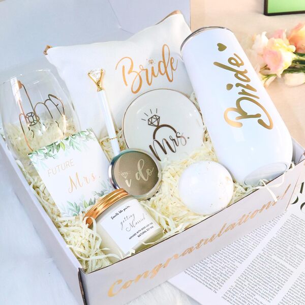 Engagement Celebration Basket for Couples