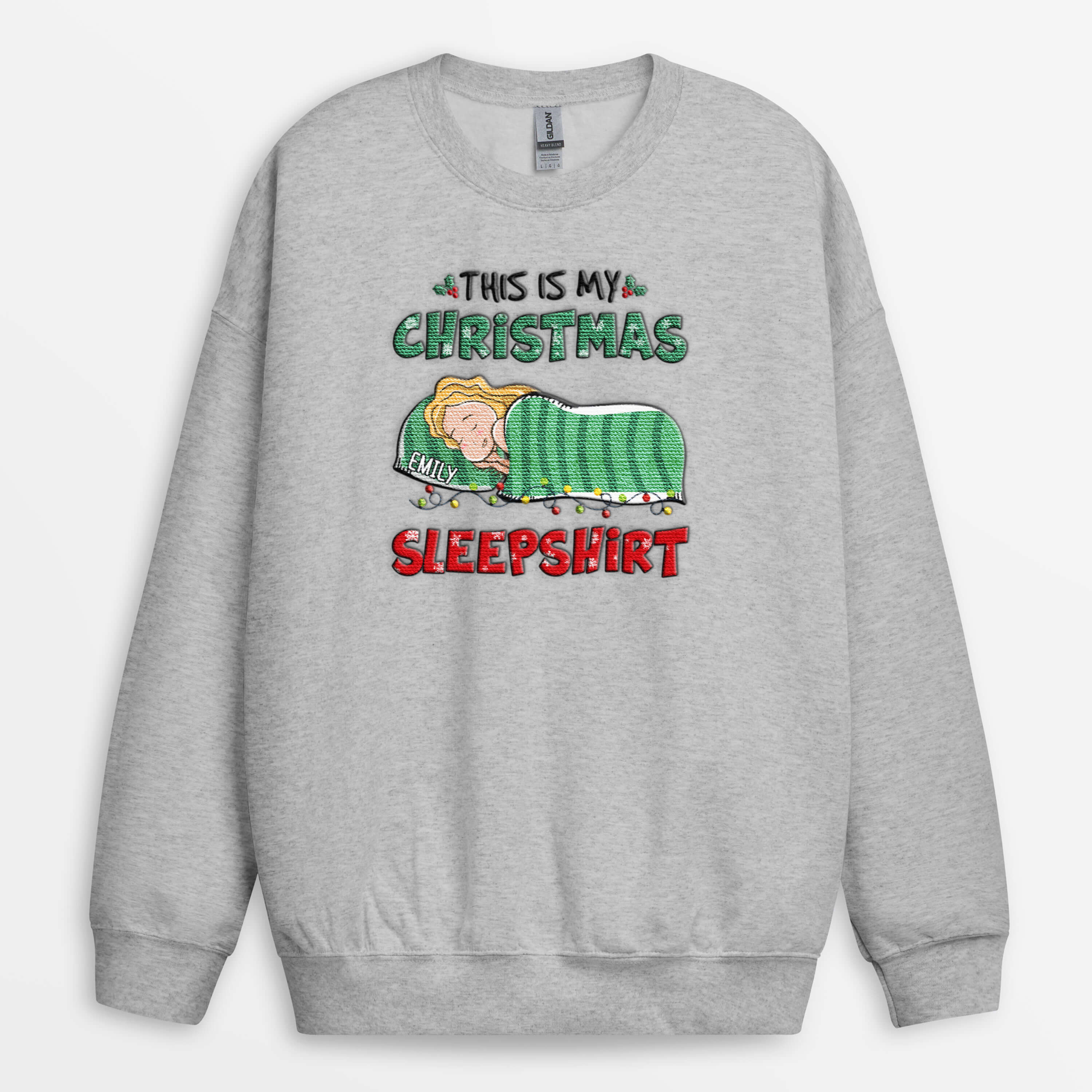 personalized this is my christmas sleepshirt broidered sweatshirt 1367a3d5a 1_3